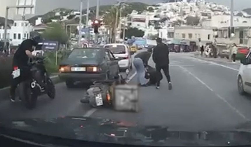 Kuryeyi yol ortasında darbettiler: 360 bin TL ceza yediler