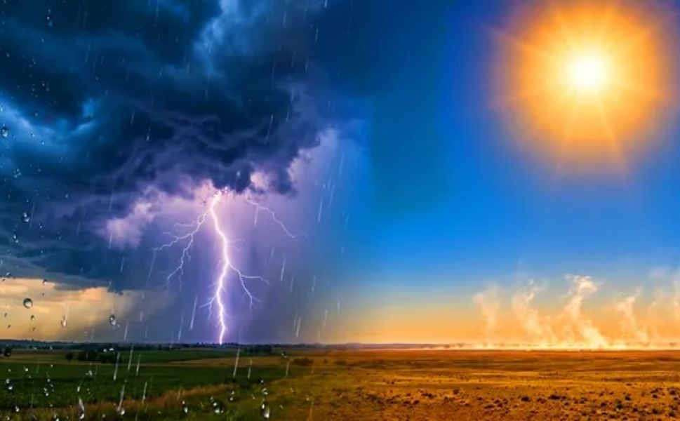 Meteoroloji uyardı: Hem sağanak, hem şiddetli sıcak!
