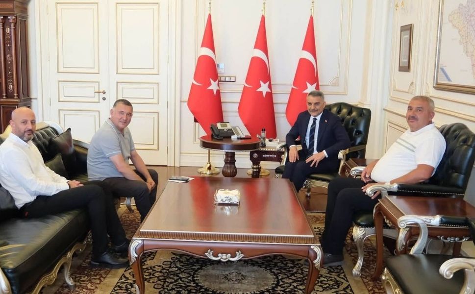 Derbent heyetinden Vali Özkan’a ziyaret
