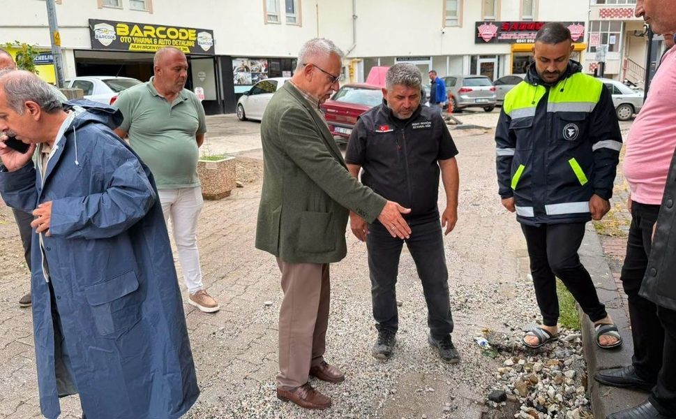 Yozgat’ta sağanak sonrası belediye ekipleri sahaya indi