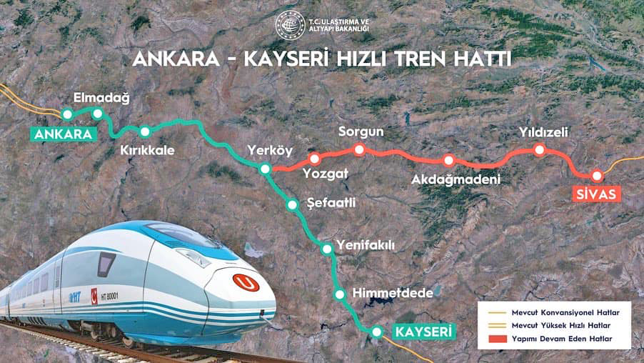 Yerköy-Kayseri YHT hattına 1,2 milyar avro finansman (5)