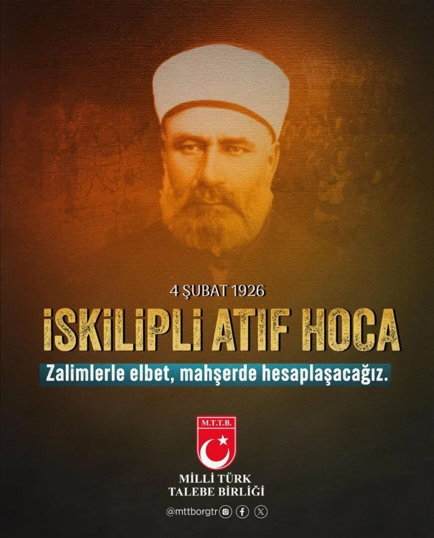 İskilipli Atıf Hoca’yı andılar