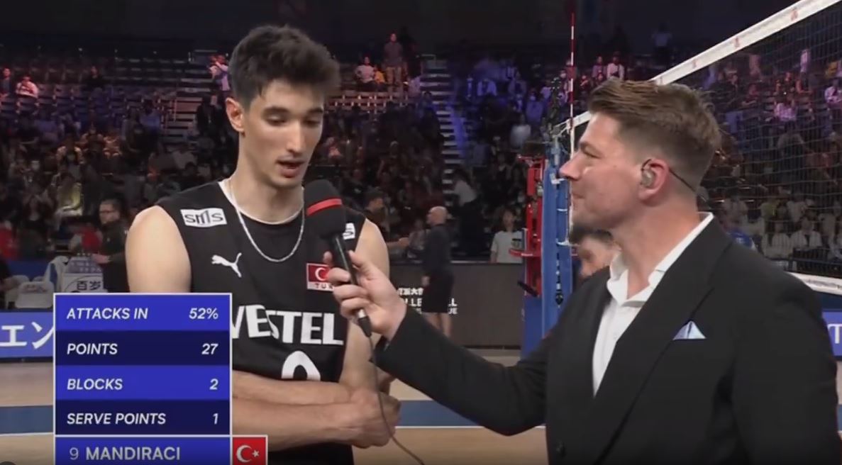 Milli Voleybolcu Canlı Yayında İngilizceyi Unuttu! Türkçe Bile Konuşamadım (1)