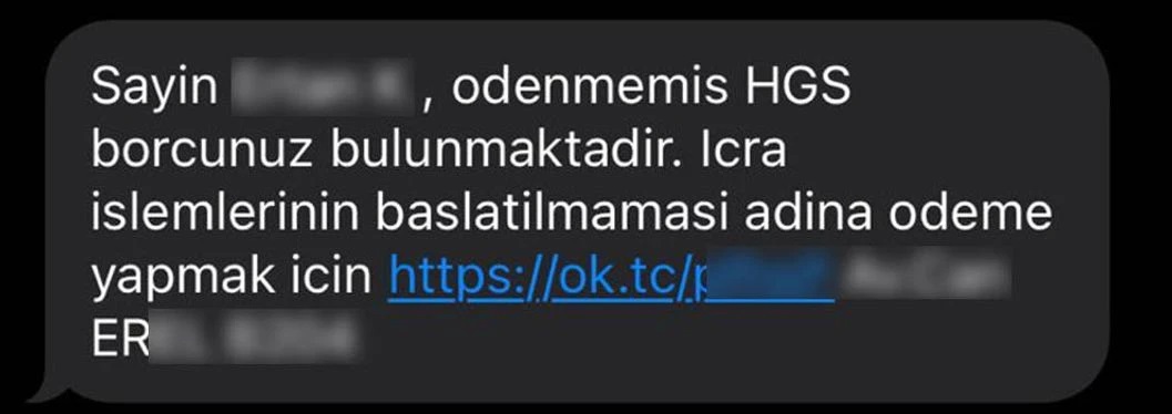 Sahte Bağlantılara Dikkat!