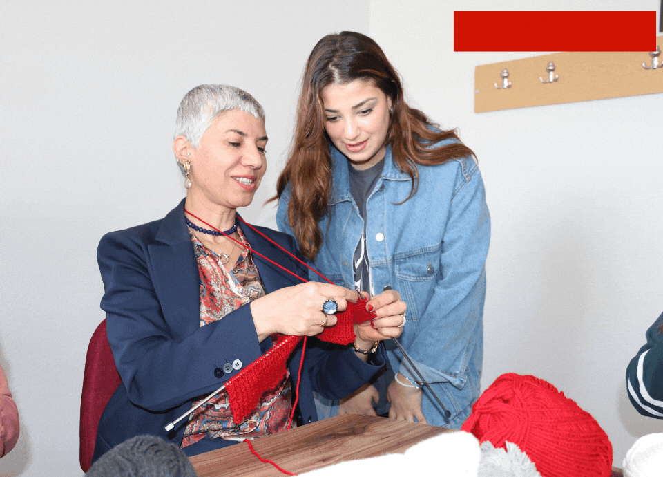 Anne yadigarı ipler üşütmeyecek