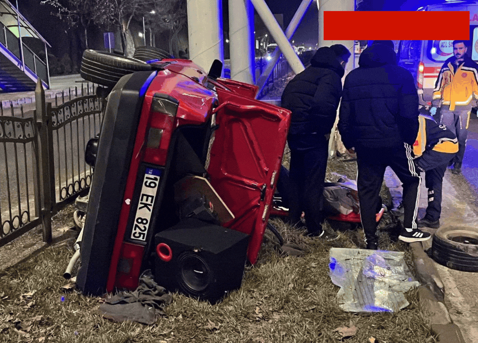 Yozgat'ta trafik kazasında 4 kişi yaralandı