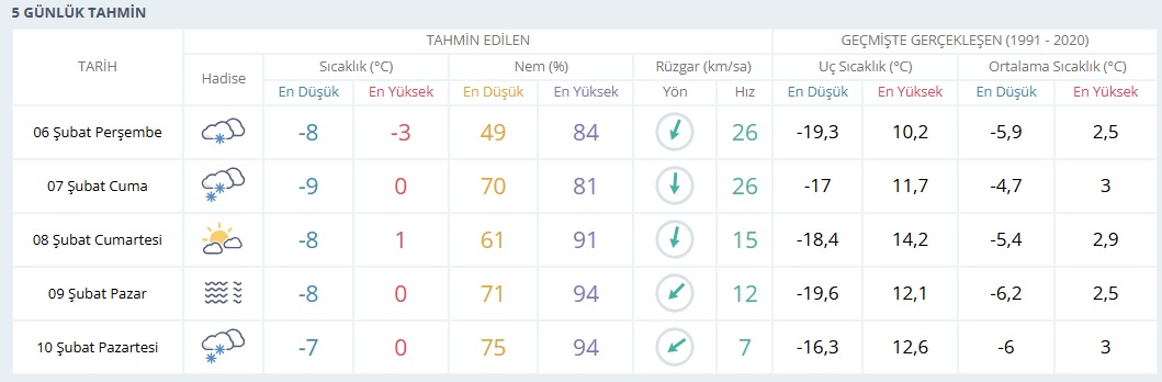 5 Günlük