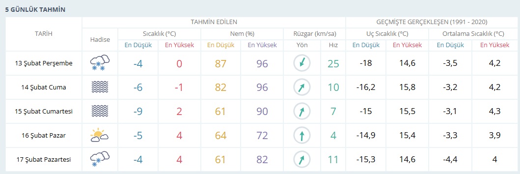 5 Günlük