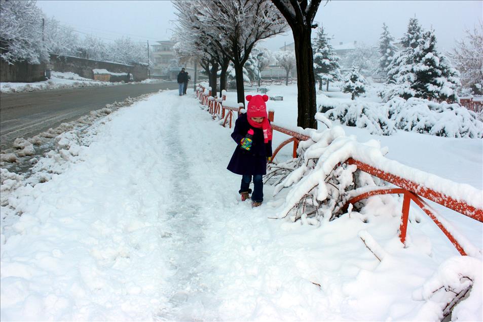 Yozgat Genelinde Etkili Olan Yoğun Kar Yağışı2