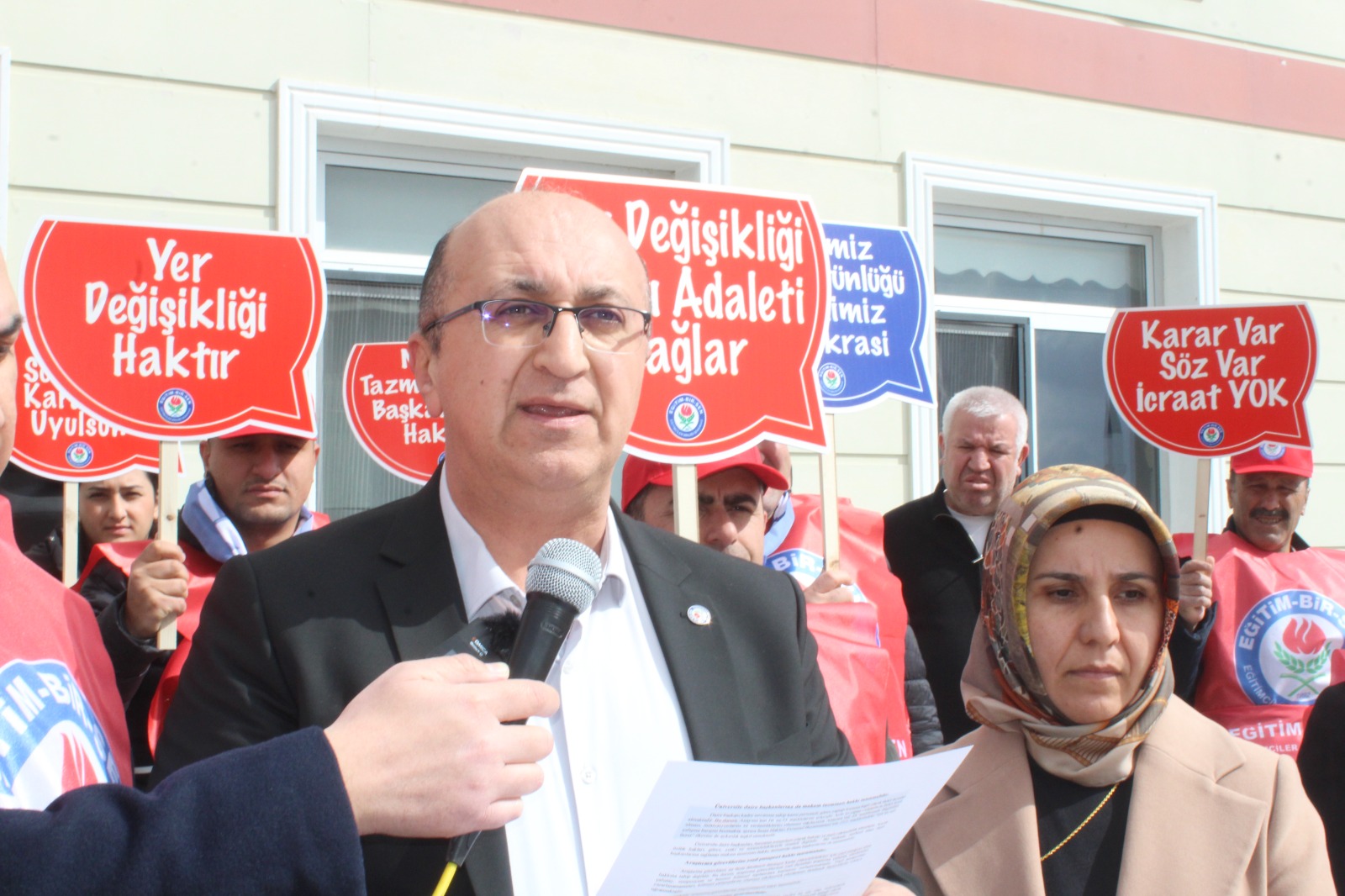 Üniversitede Eylem Düzenlendi