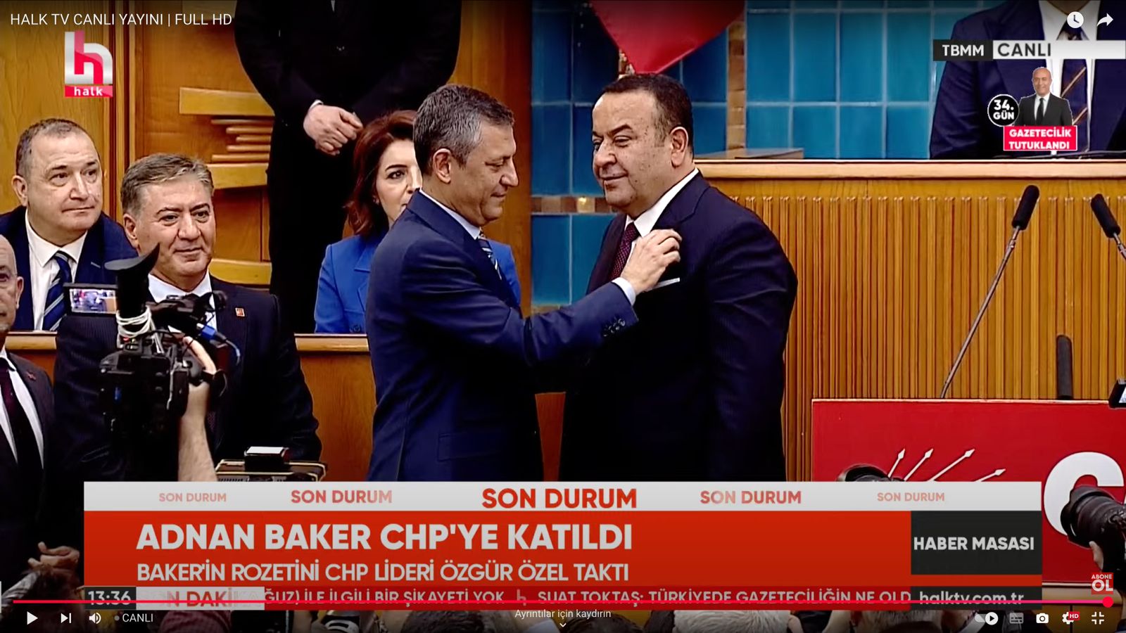 Yozgatlı Milletvekili Chp'ye Katıldı