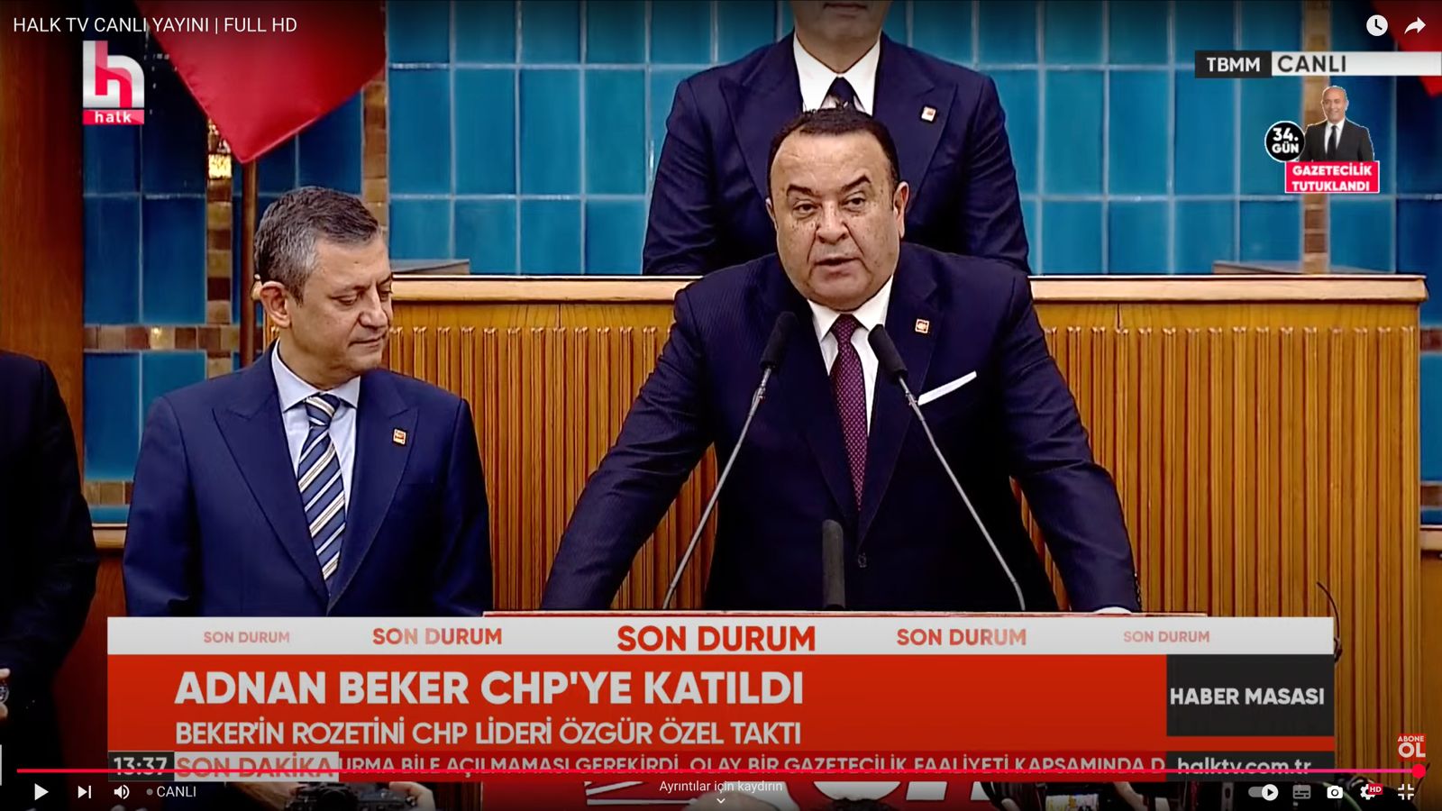 Yozgatlı Milletvekili Chp'ye Katıldı1