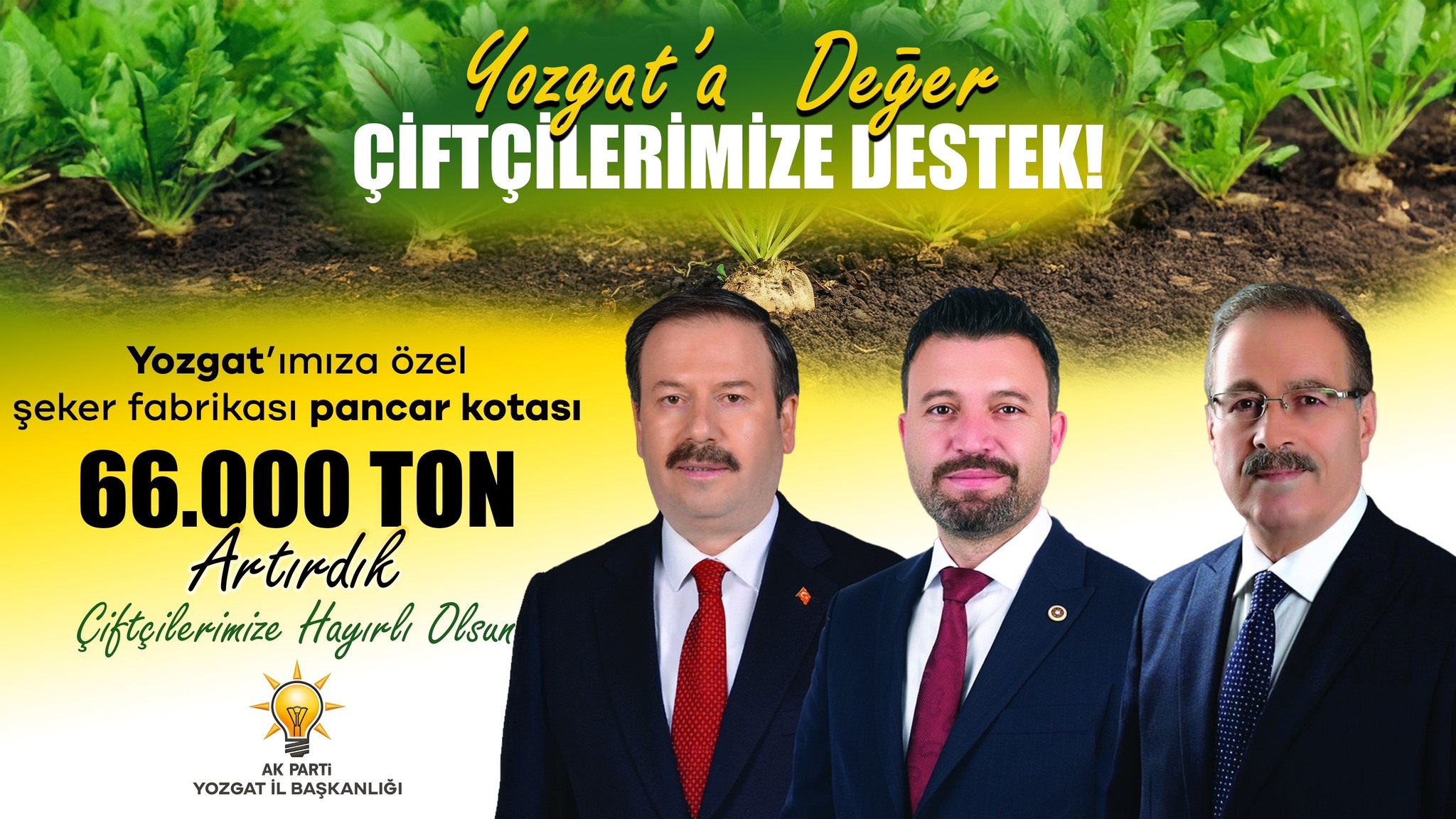 Yozgat Tarımına Büyük Destek