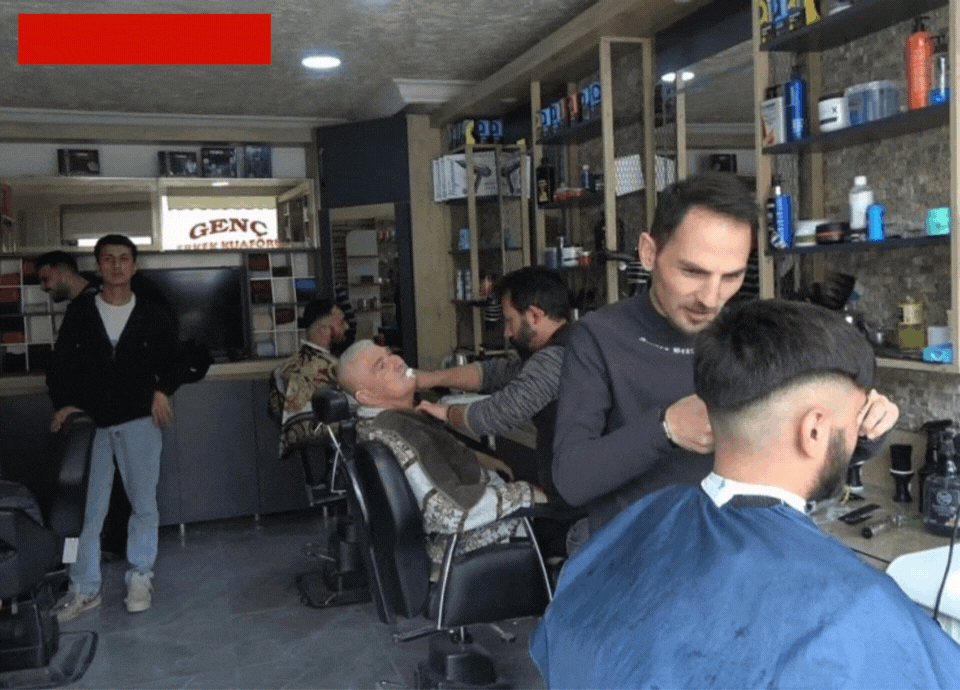 Yozgat’ta berberlerde bayram yoğunluğu yaşanıyor