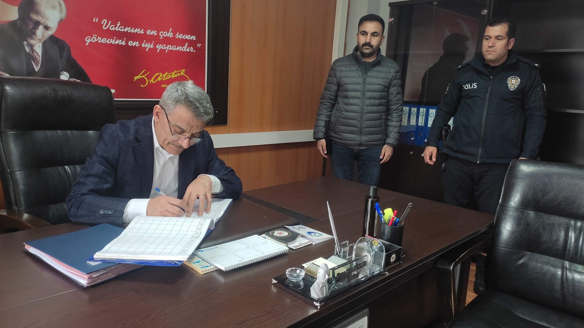 Polis Merkezini Ziyaret Etti2