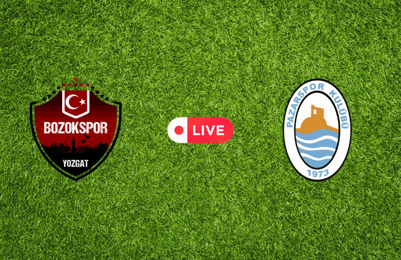 CANLI | Yozgat Bozokspor - Pazarspor maçı