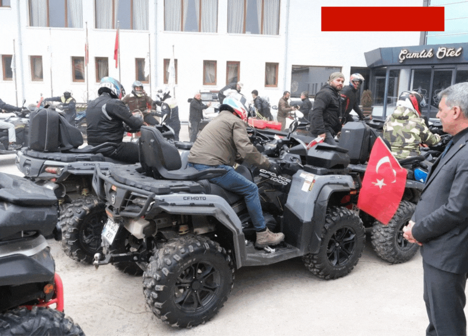 Yozgat’ta motosiklet tutkunları kortej eşliğinde sürdü