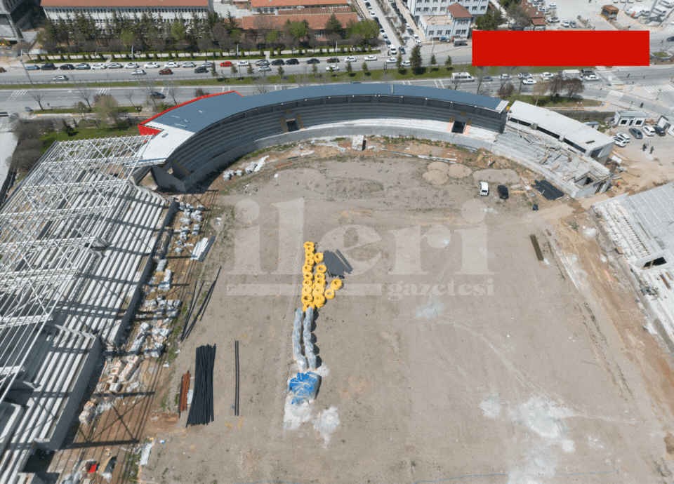 Yozgat Şehir Stadyumu inşaatının %65'i tamam!
