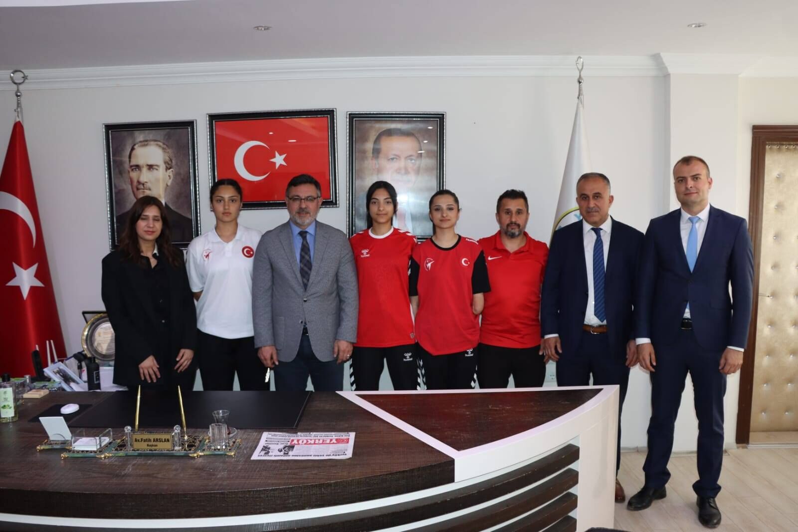 Milli Sporcuları Ağırladı2