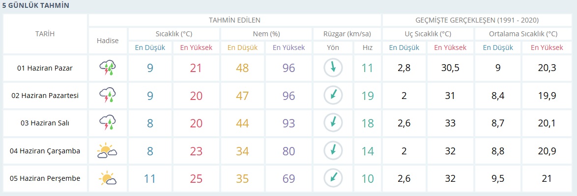 5 Günlük
