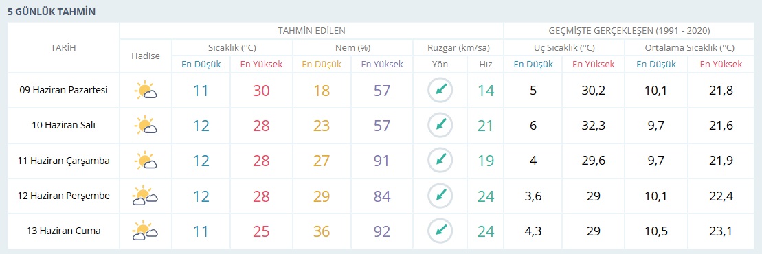 5 Günlük