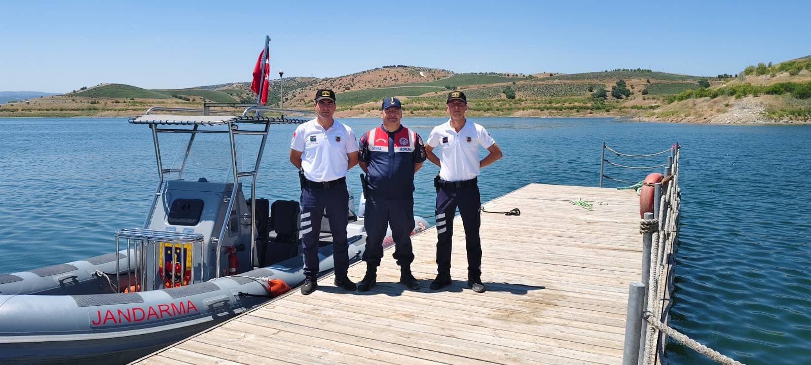 Jandarma Barajda Denetim Yaptı2