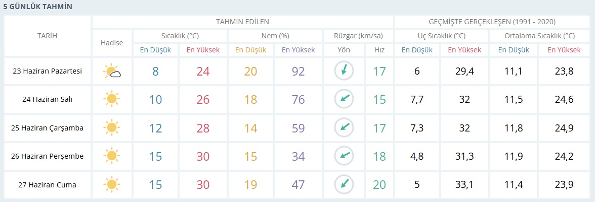 5 Gün