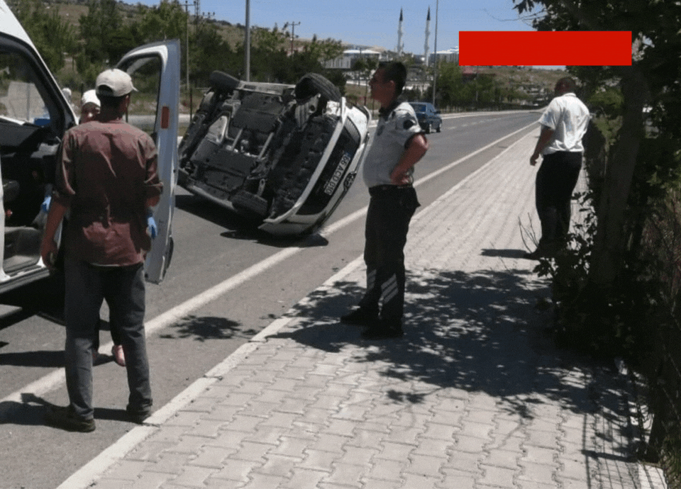 Yozgat'ta trafik kazası... 2 kişi yaralandı!