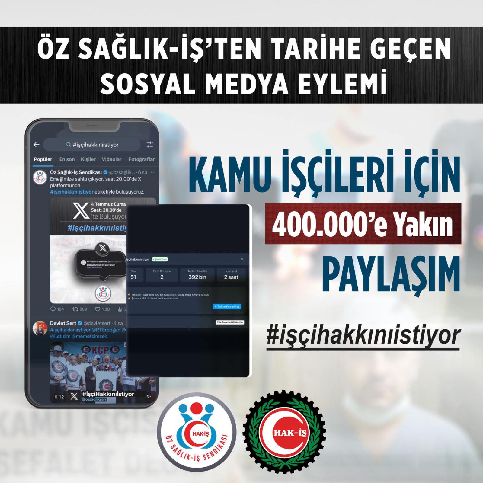 Emeğin Sesi Sosyal Medyada Yankılandı1