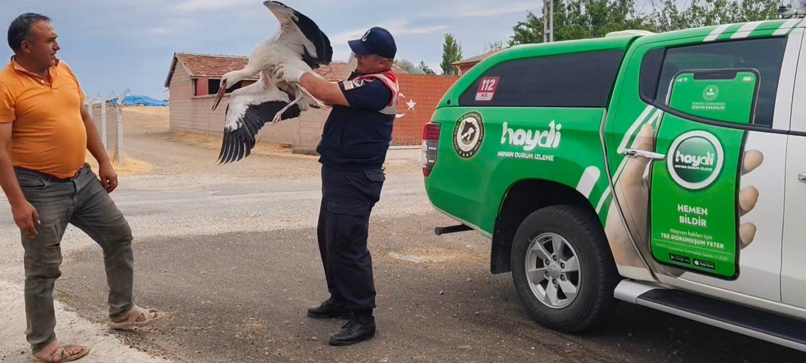 Yaralı Leylek Koruma Altında 3