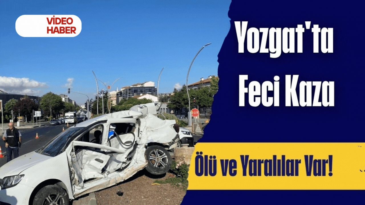 Yozgat'ta feci kaza: Minibüs ile otomobil çarpıştı