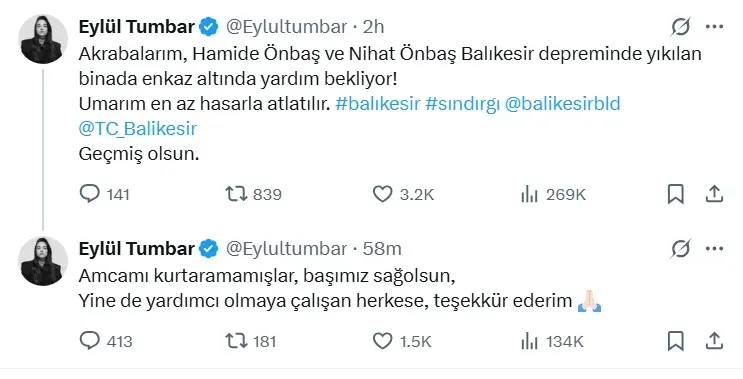 Eylul Tumbarin Amcasi