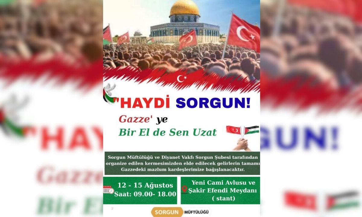 Sorgun Müftülüğü Gazze Için Kermes Düzenledi!-1