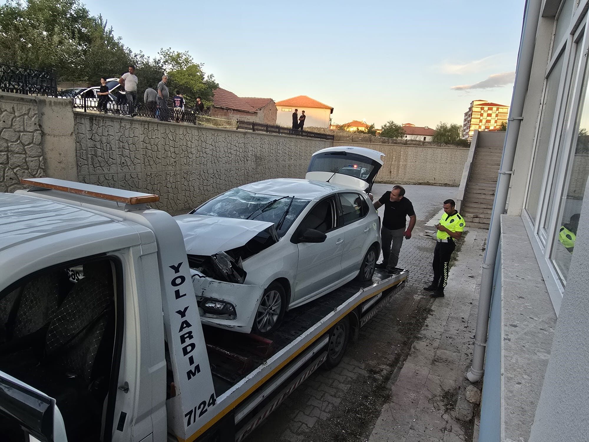 Yozgat’ta Feci Kaza 1 Yaralı! (2)