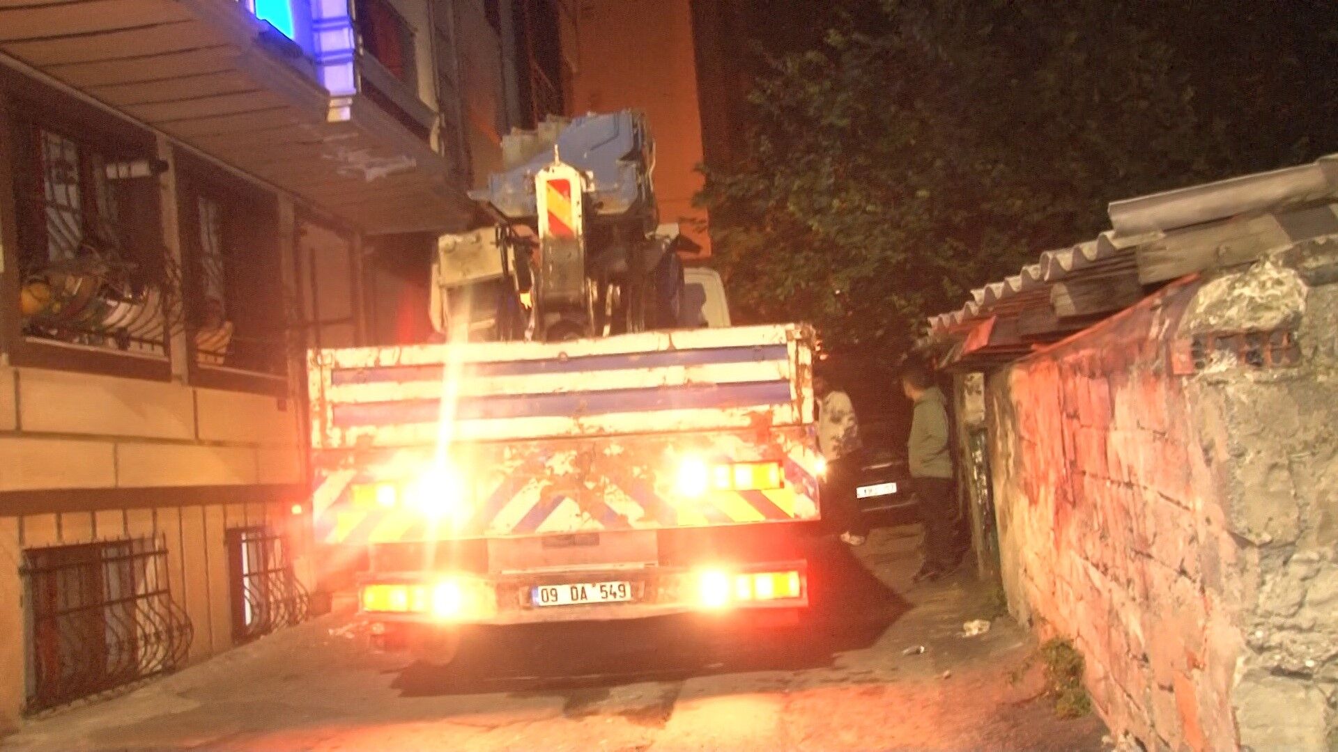Vinç Sokağa Daldı Korku Dolu Anlar (2)