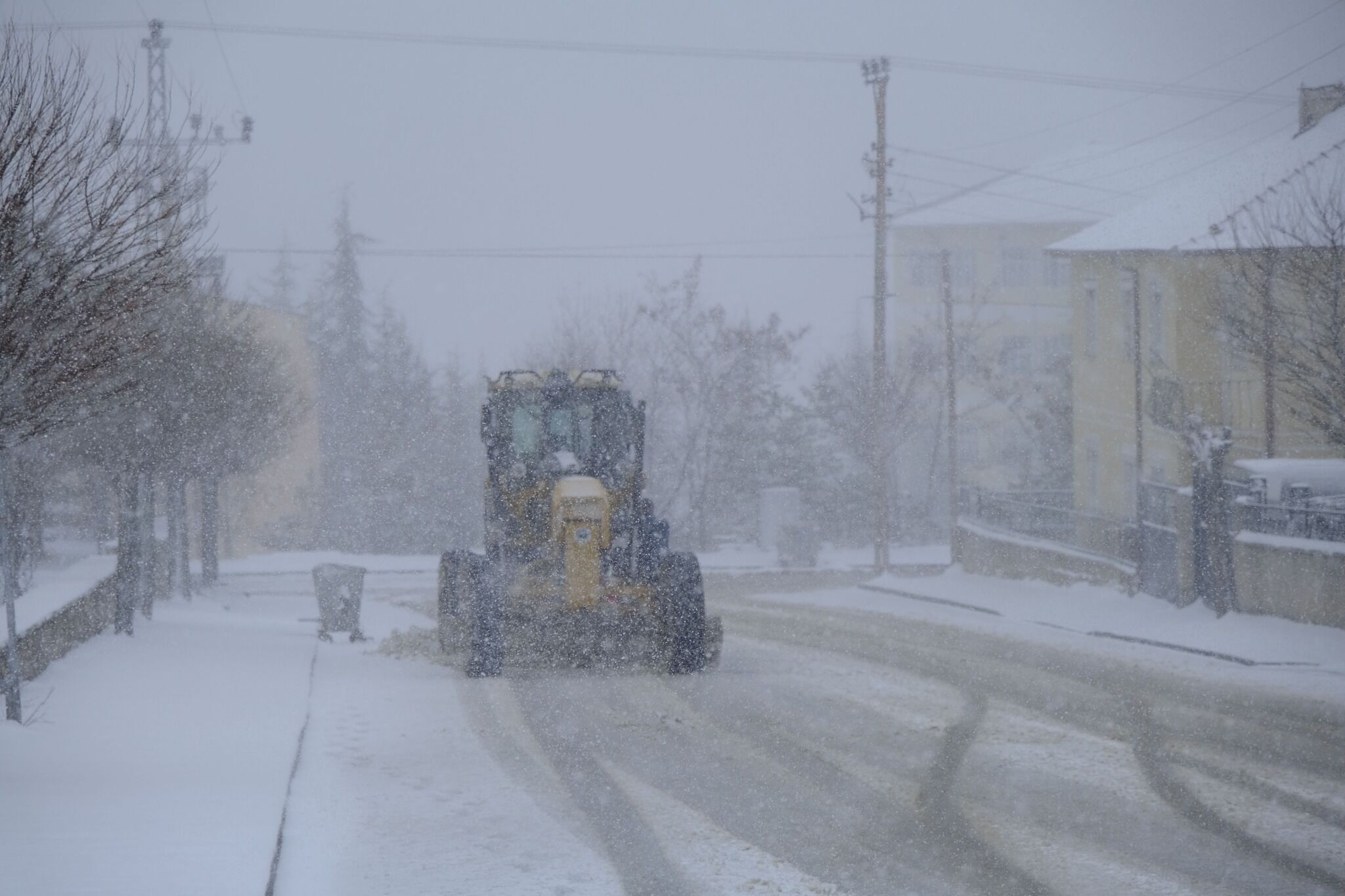 Yozgat’ta Ekipler Kar Mesaisine Başladı