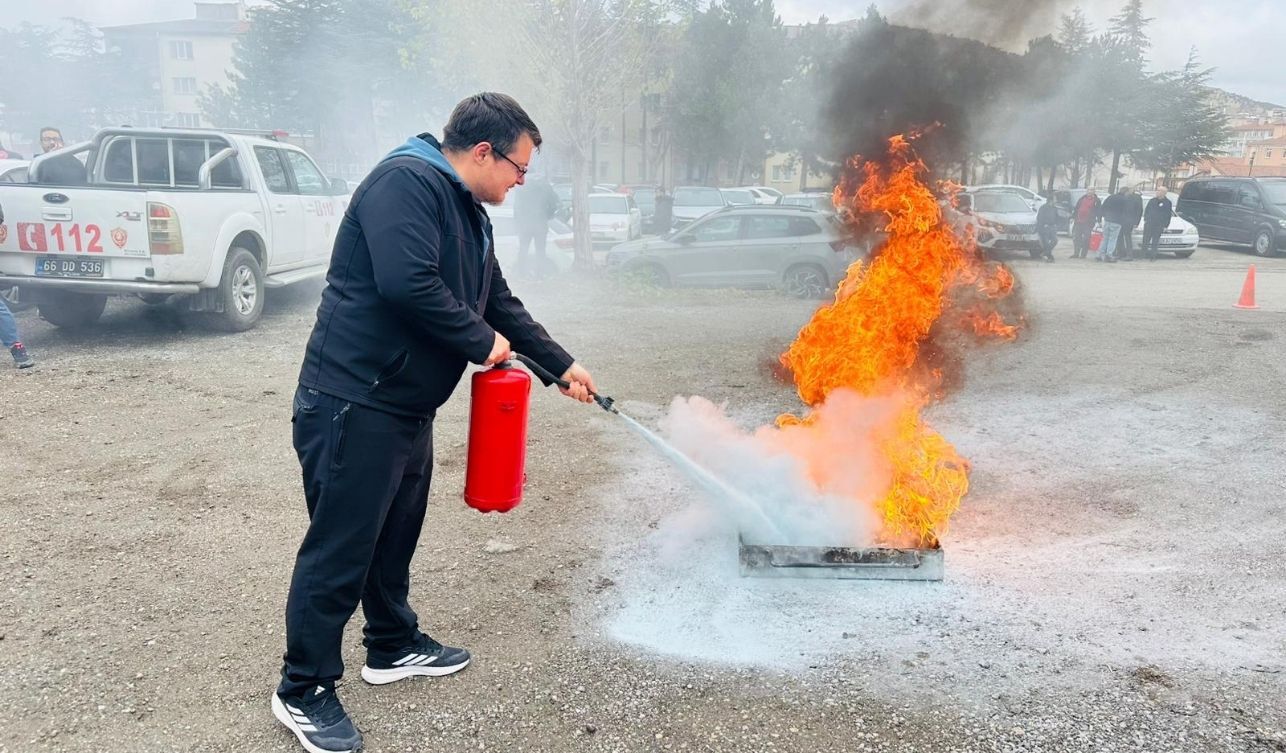 Yozgat’ta Yangın Söndürme Eğitimi (2)