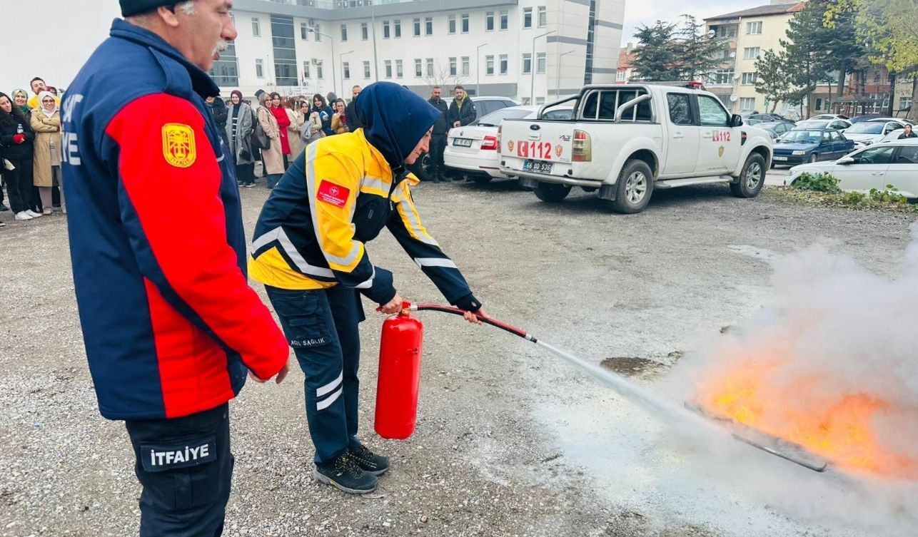 Yozgat’ta Yangın Söndürme Eğitimi (6)