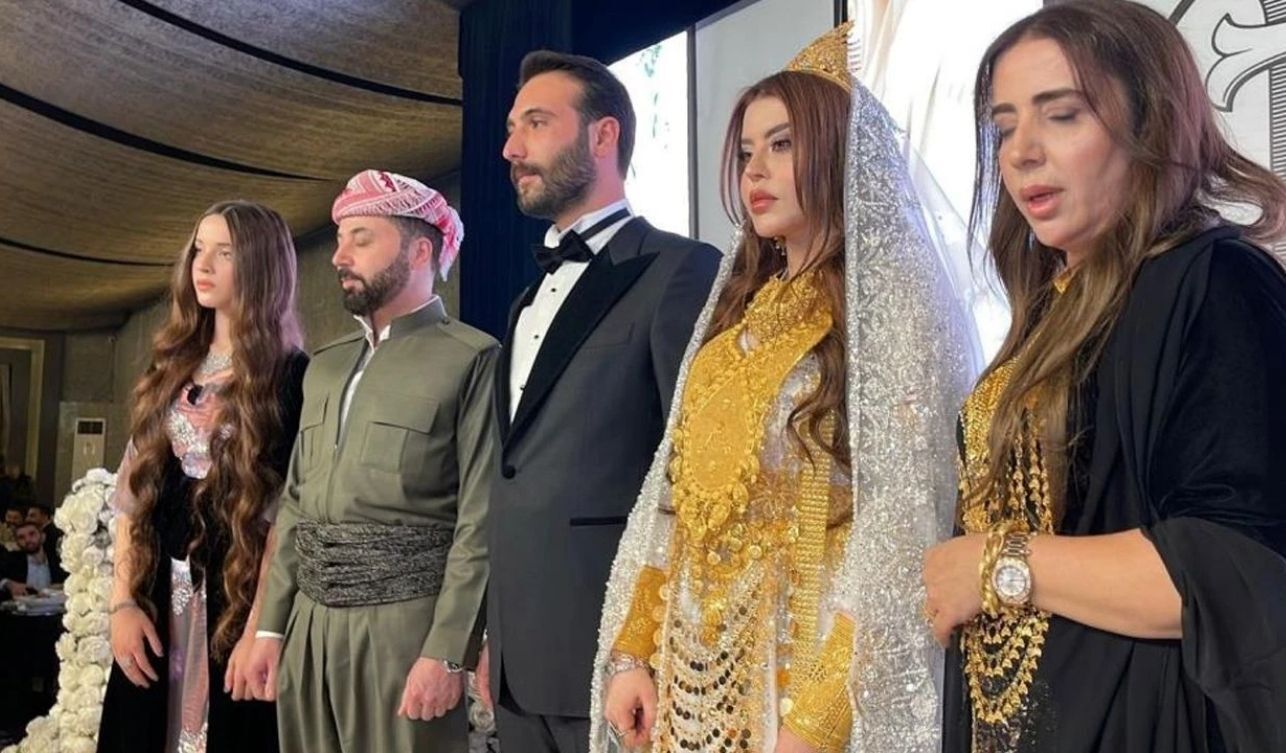 Nazdar Bazrani kimdir? İzol ailesine gelin giden Nazdar Bazrani kimdir? Kaç kilo altın takıldı? Mesleği ne?