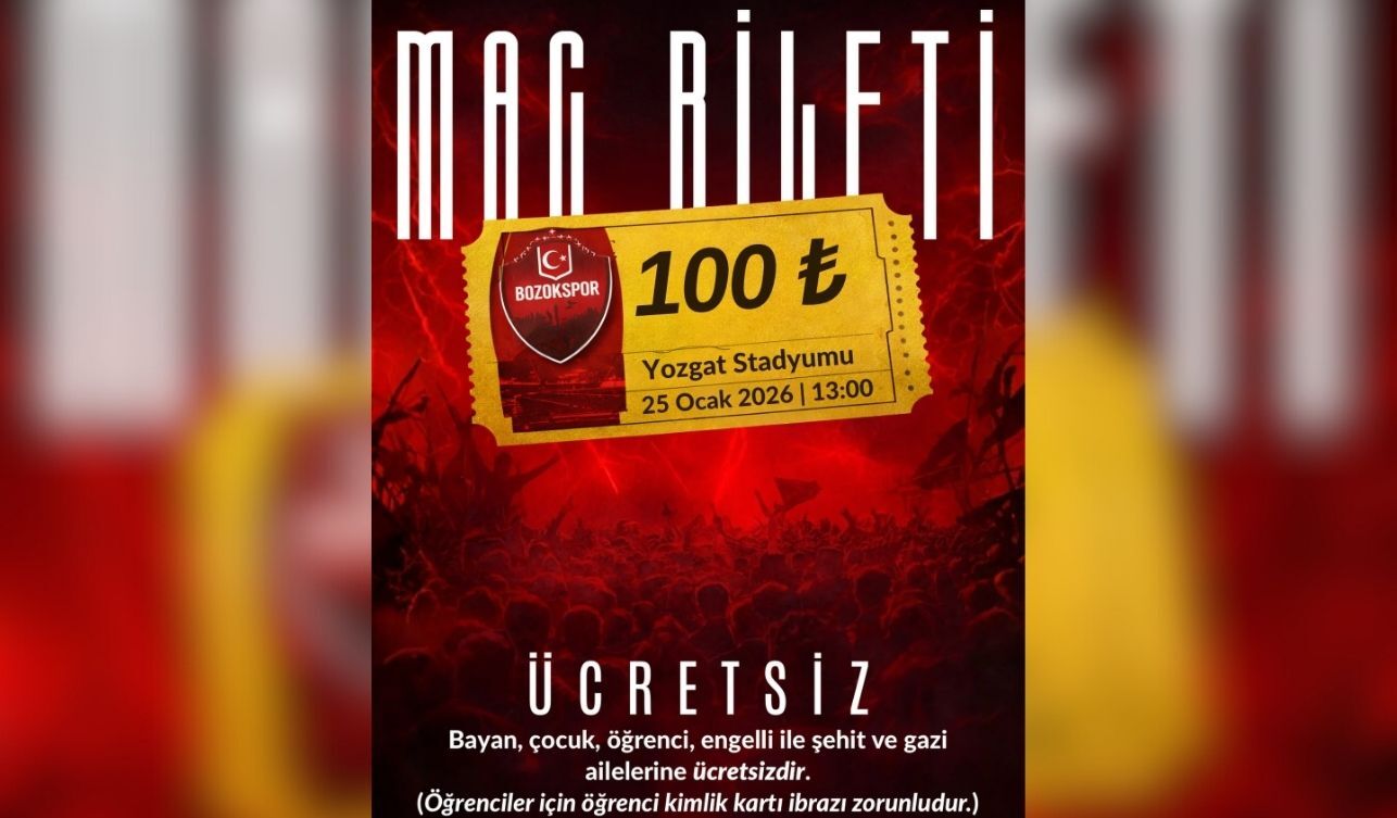Bozokspor Maçı Bilett (2)