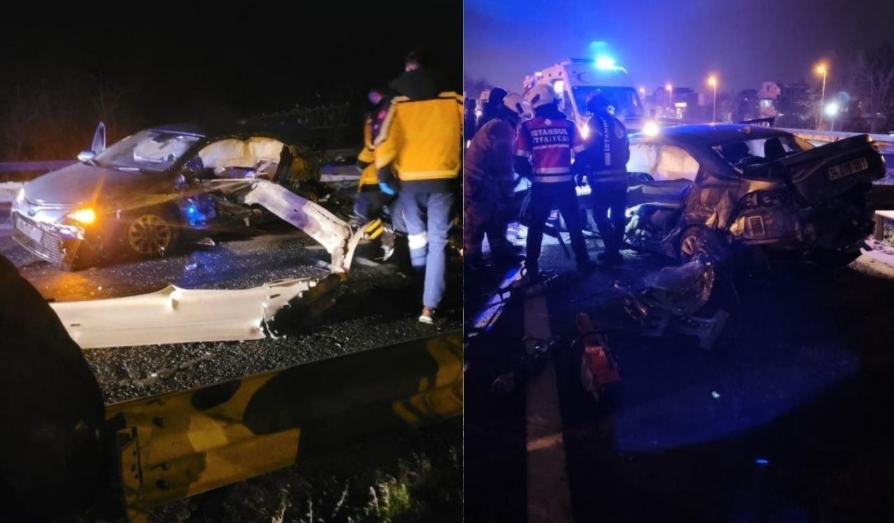 Yol Iki Araba Kaza (1)