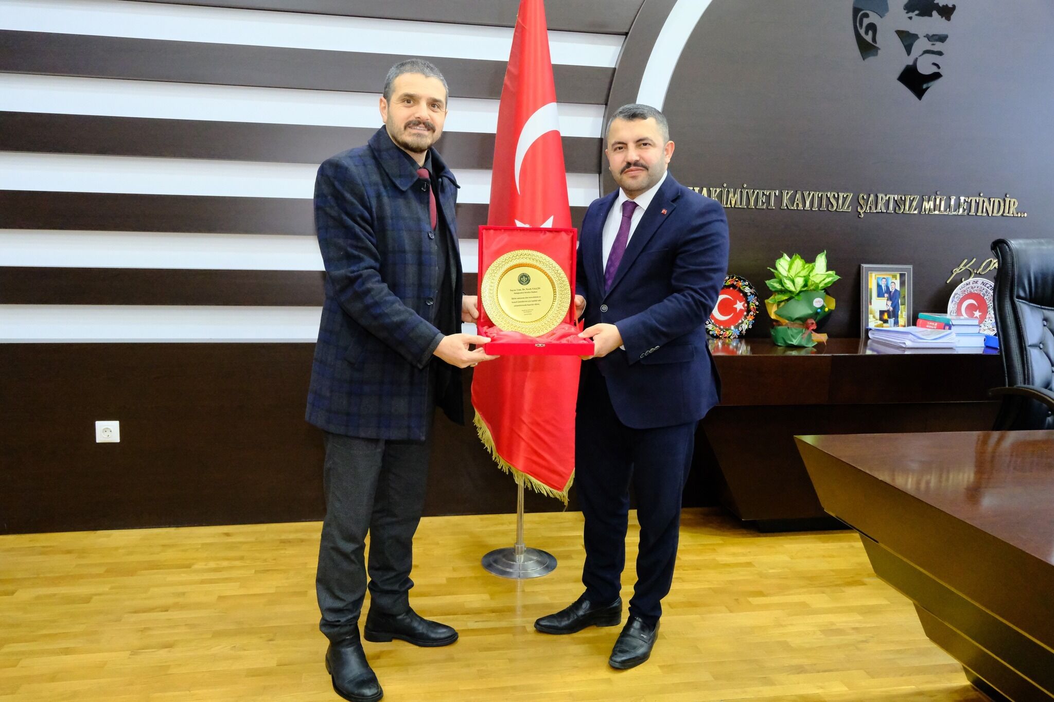 Hürriyetçi Eğitim Sen’den Başkan Yalçın’a Ziyaret (2)