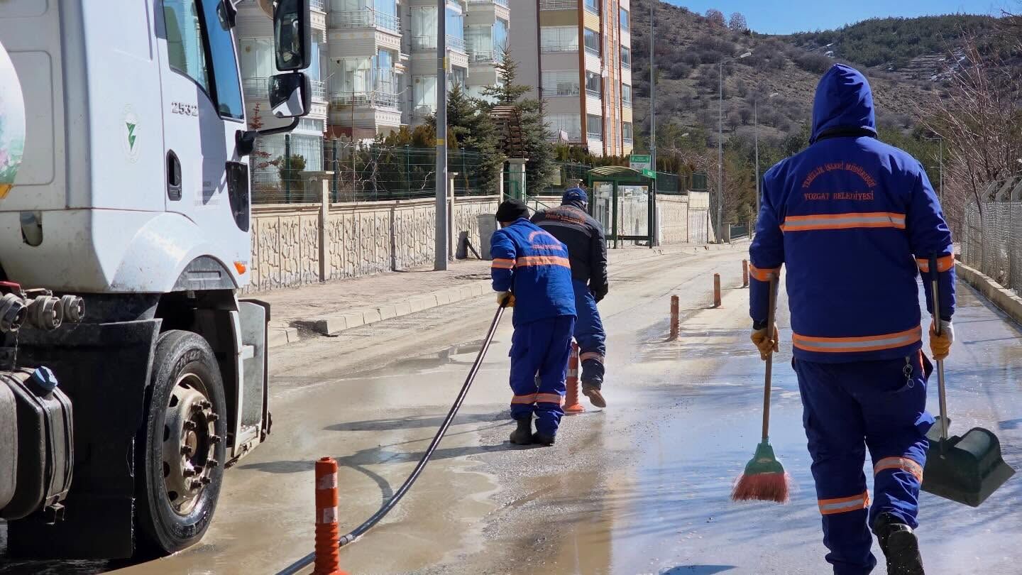 Yozgat Belediyesi'nden temizlik seferberliği