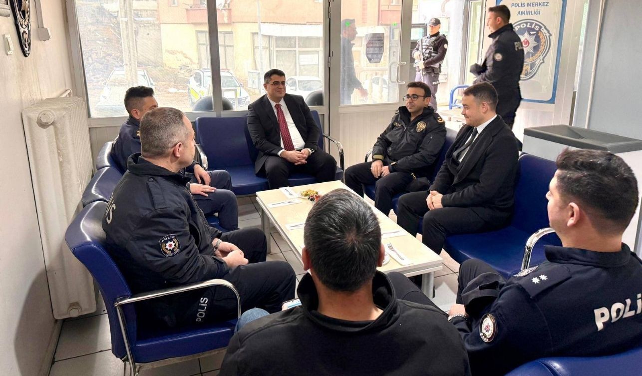 Sorgun Kaymakamı Kaymakçı’dan Emniyet Teşkilatına Bayram Ziyareti (1)
