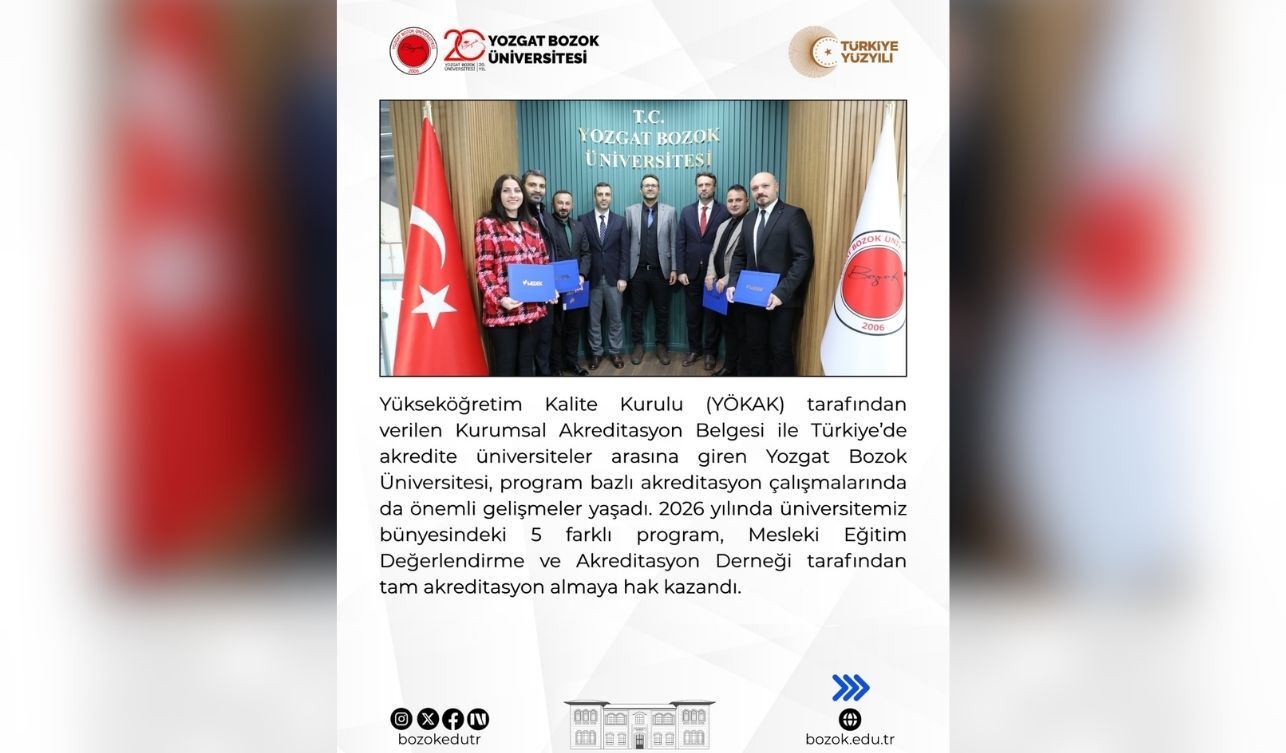 Bozok Üniversitesinde Akreditasyon Rüzgarı 5 Programa Tam Onay (4)