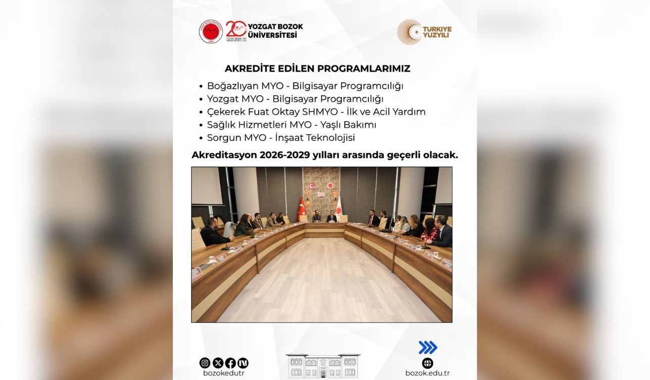 Bozok Üniversitesinde Akreditasyon Rüzgarı 5 Programa Tam Onay (5)