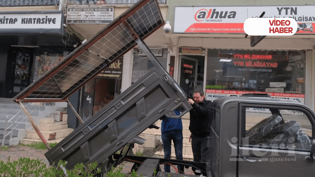 Yozgat’ta bir ilk: Elektrikli araç güneş enerjisiyle çalışıyor