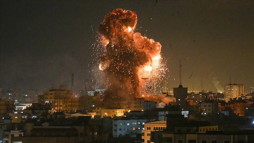 Katil İsrail'in Gazze'ye Saldırılarında 1 Filistinli Yaşamını Yitirdi (3)