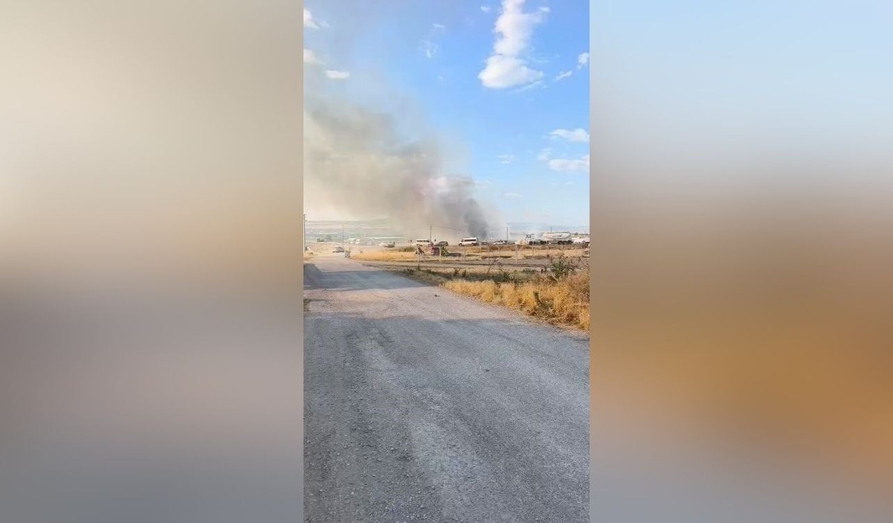 Arazi Yangını Paniğe Sebep Oldu (2)