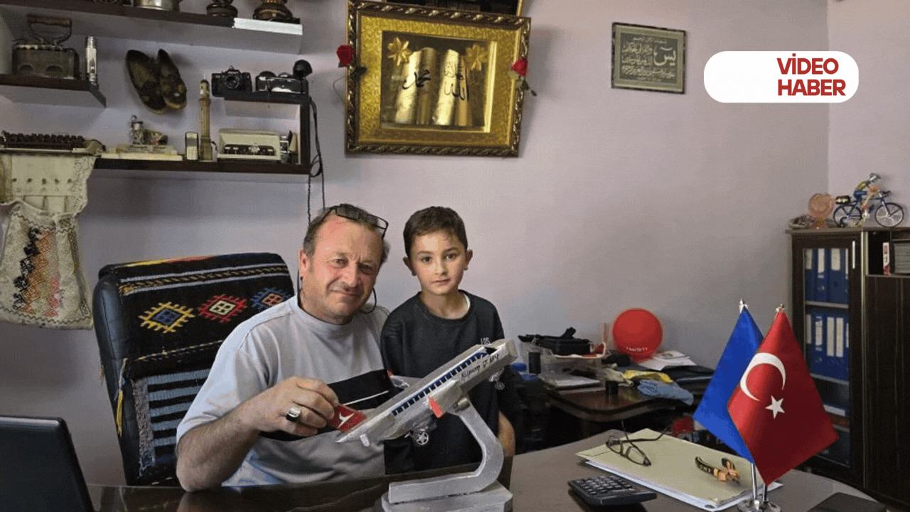 Yozgat'ta ürettiği maketler ilgi odağı oldu